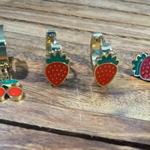 Dolce Fragola Strawberry Earring Set