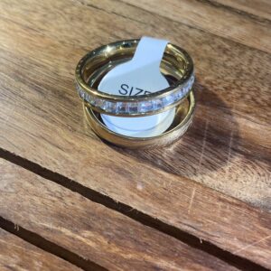 Riflessi Lucidi Two-Tone Glow Ring Set