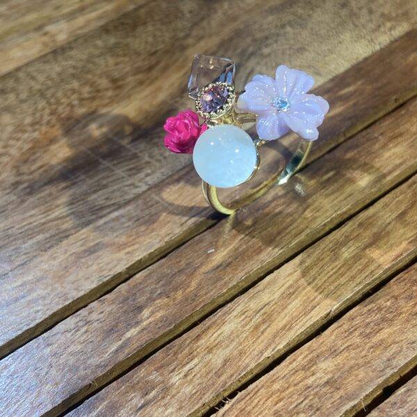 Preciosa Fioritura Floral Impression Ring