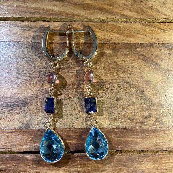 Aqua Nova Dangle Earrings