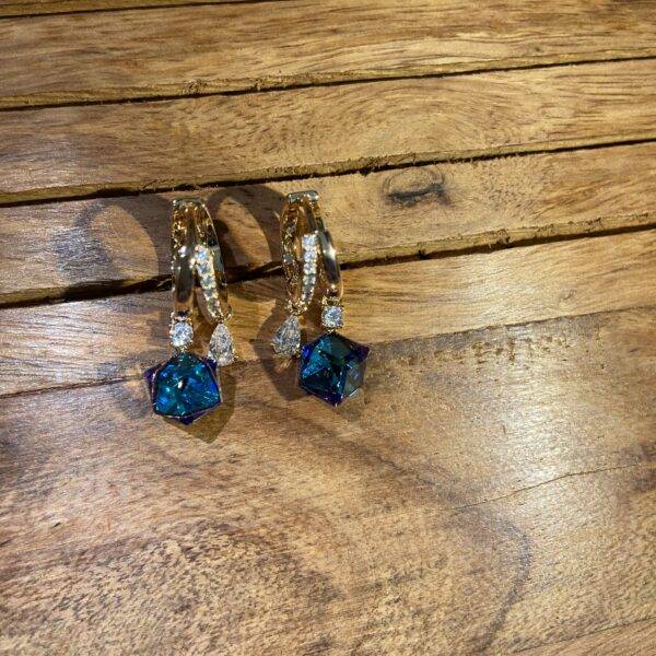 Starlight Prism Hoop Earrings