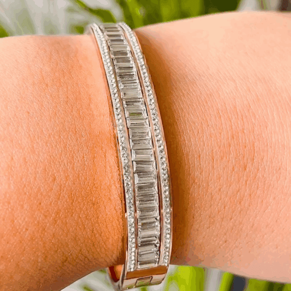 Aurora Channelled Bracelet – A Luminous Alliance in Dual Tones