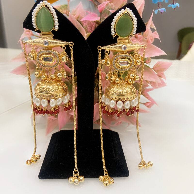 Royale Chain Jhumka - Image 7