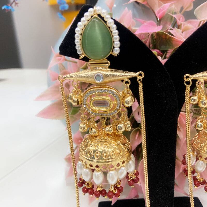 Royale Chain Jhumka - Image 6