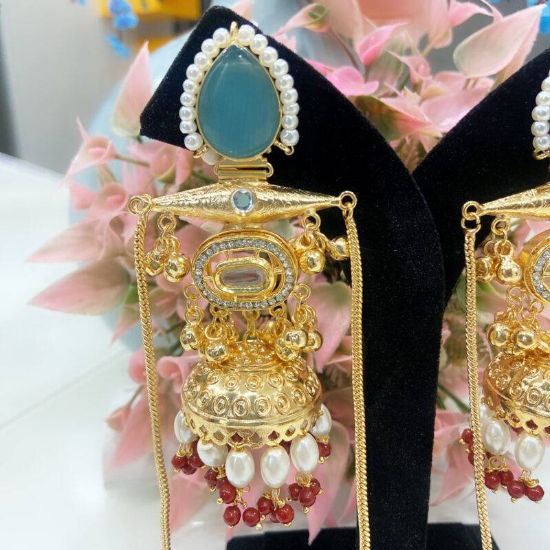 Royale Chain Jhumka - Image 3
