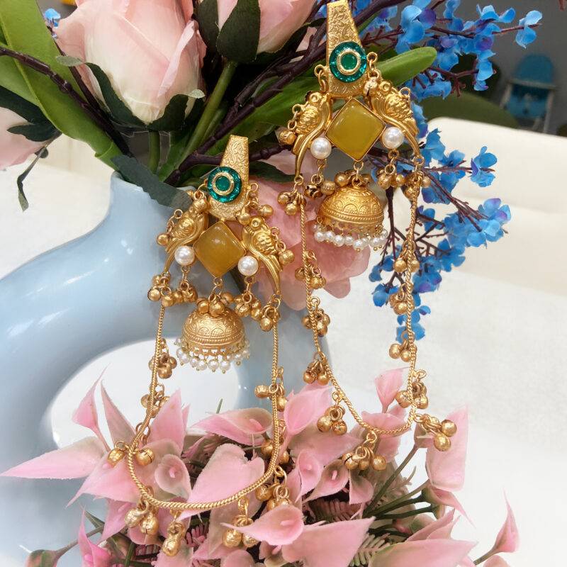 Noor – Kashmiri Heritage Earrings - Image 2