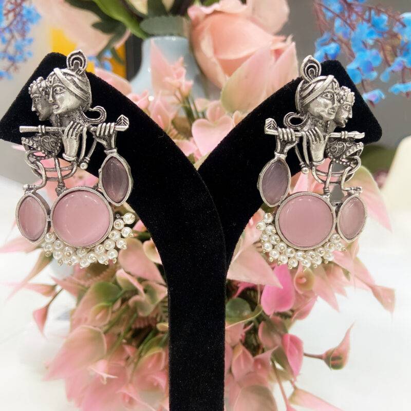 Blush Raasrang Earrings - Image 4