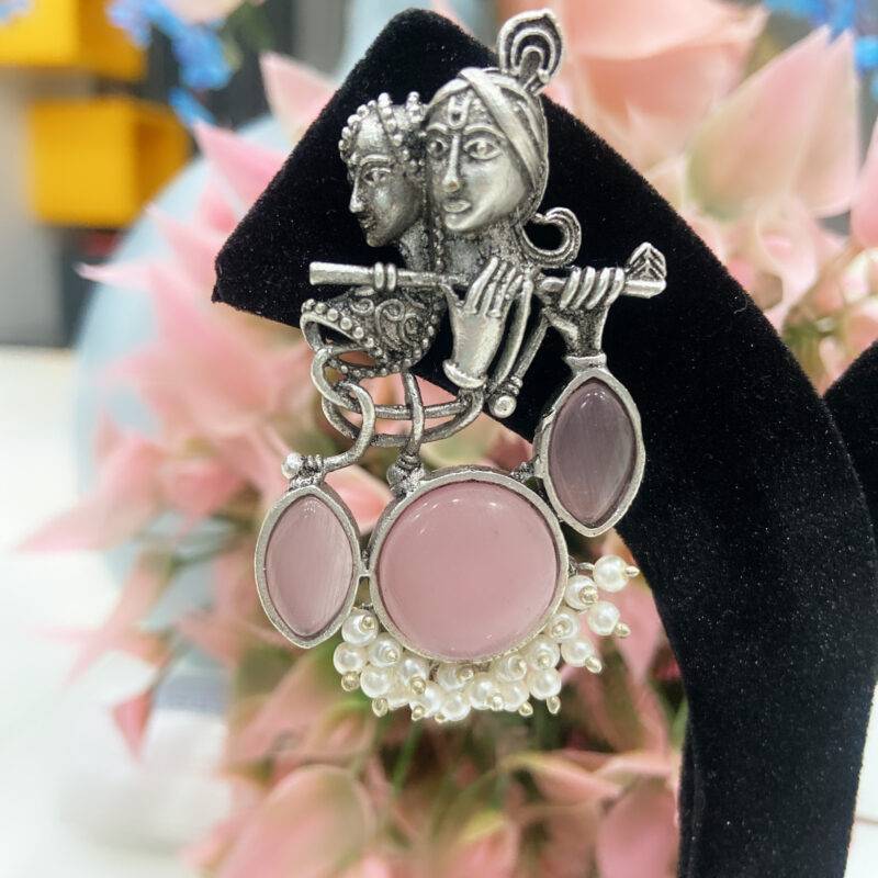 Blush Raasrang Earrings - Image 3
