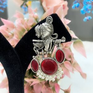 Lal Raasrang Jhumkas