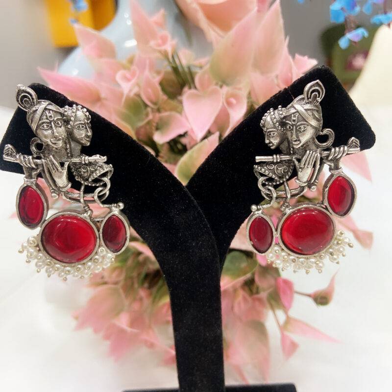 Lal Raasrang Jhumkas - Image 2