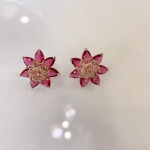 Lotus Charm AD Studs