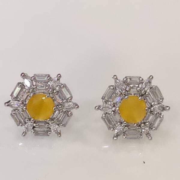 Sunburst AD Stud Earrings