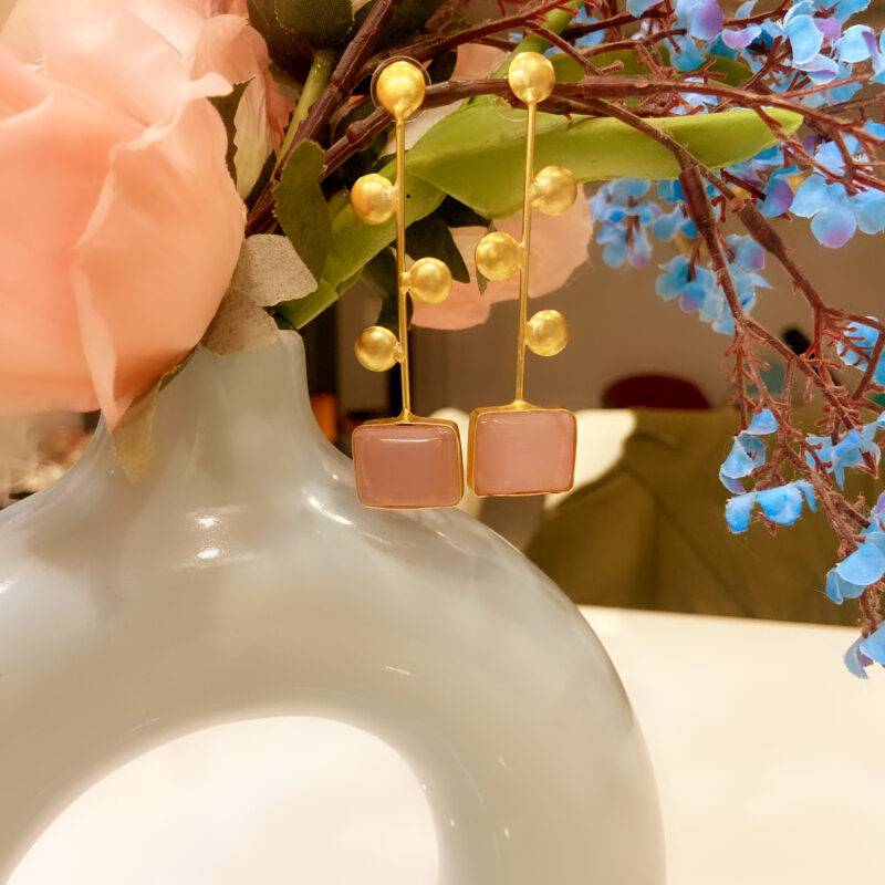 Blush Bloom Earrings - Image 4