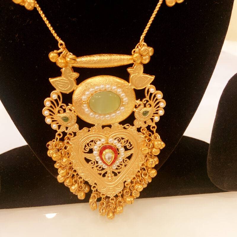Kashmiri Royal Pendant Necklace - Image 2