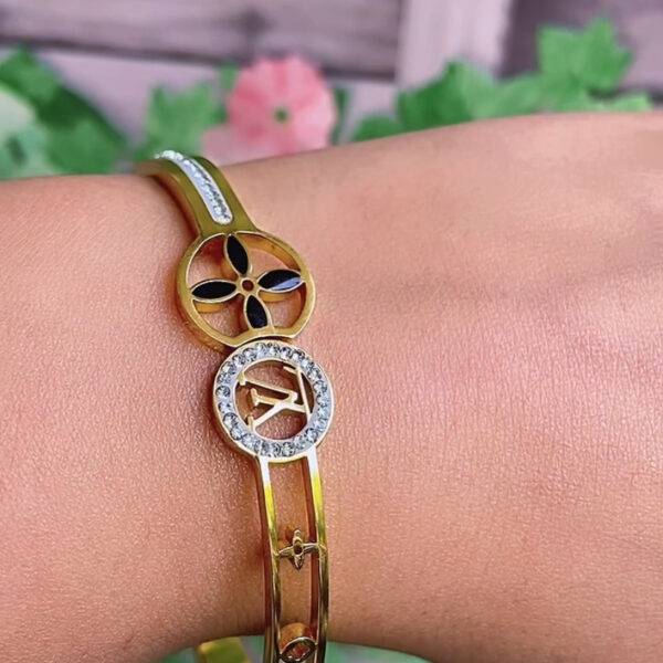 Heritage Symbols Bracelet – Timeless Icons in Gold Harmony
